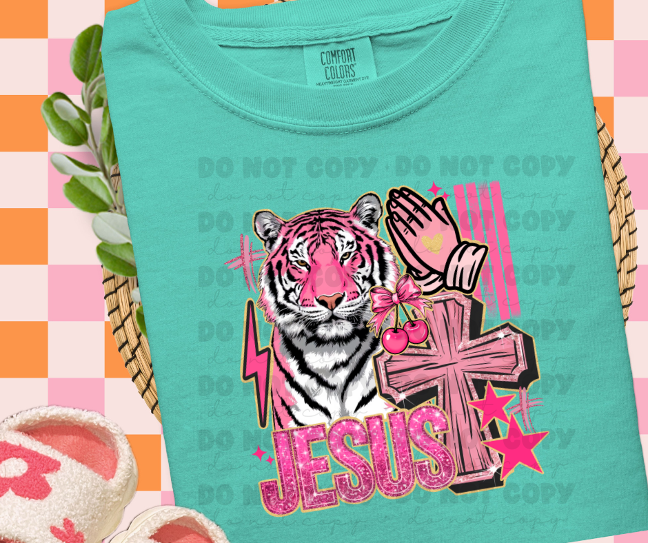 Jesus (cross and tiger)