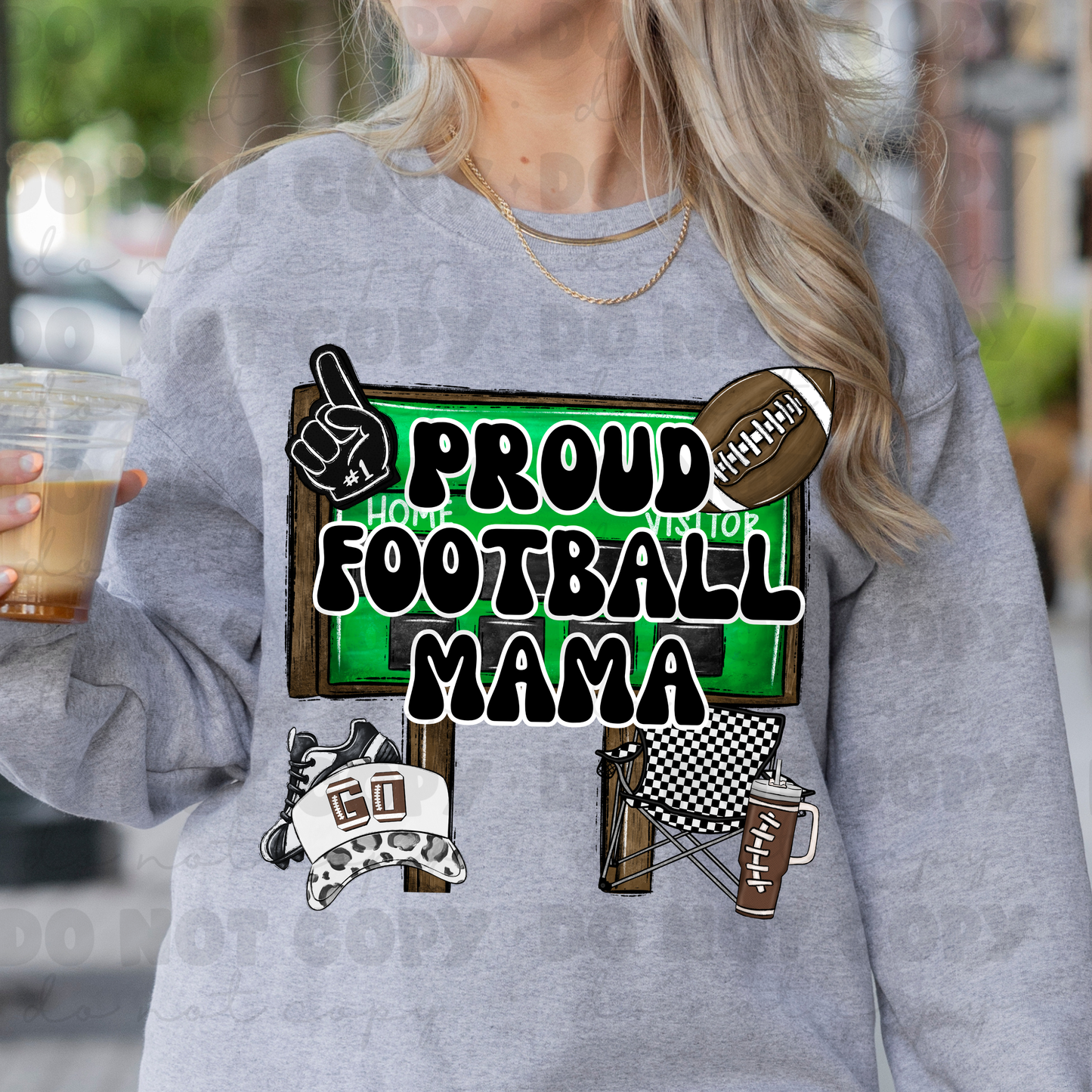 Proud Football Mom Tee