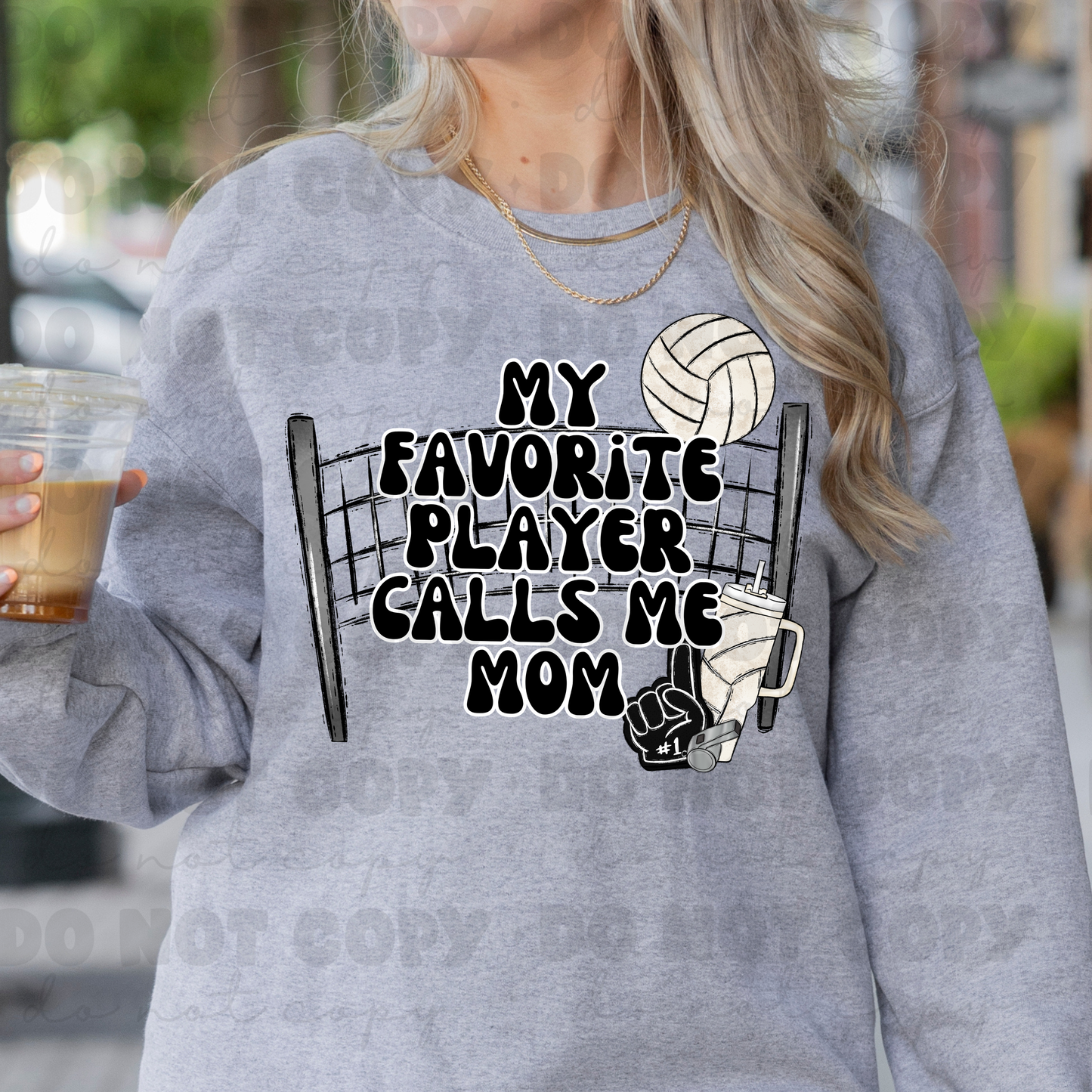 My Favorite Player Calls Me Mom Volleyball Tee