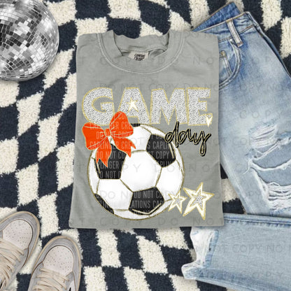 Soccer bow drop down menu