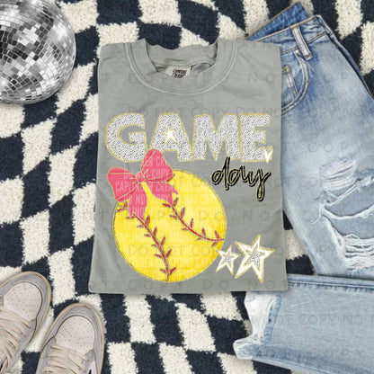 Softball bow drop down menu