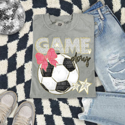 Soccer bow drop down menu