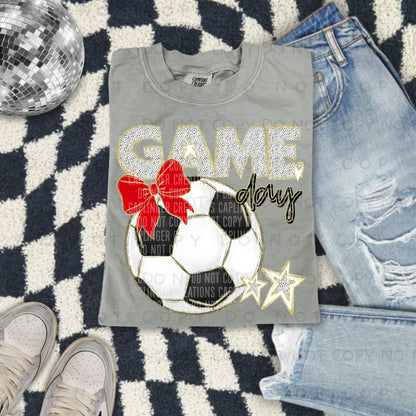 Soccer bow drop down menu