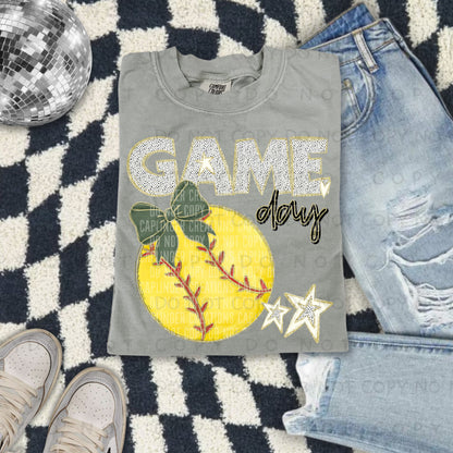 Softball bow drop down menu