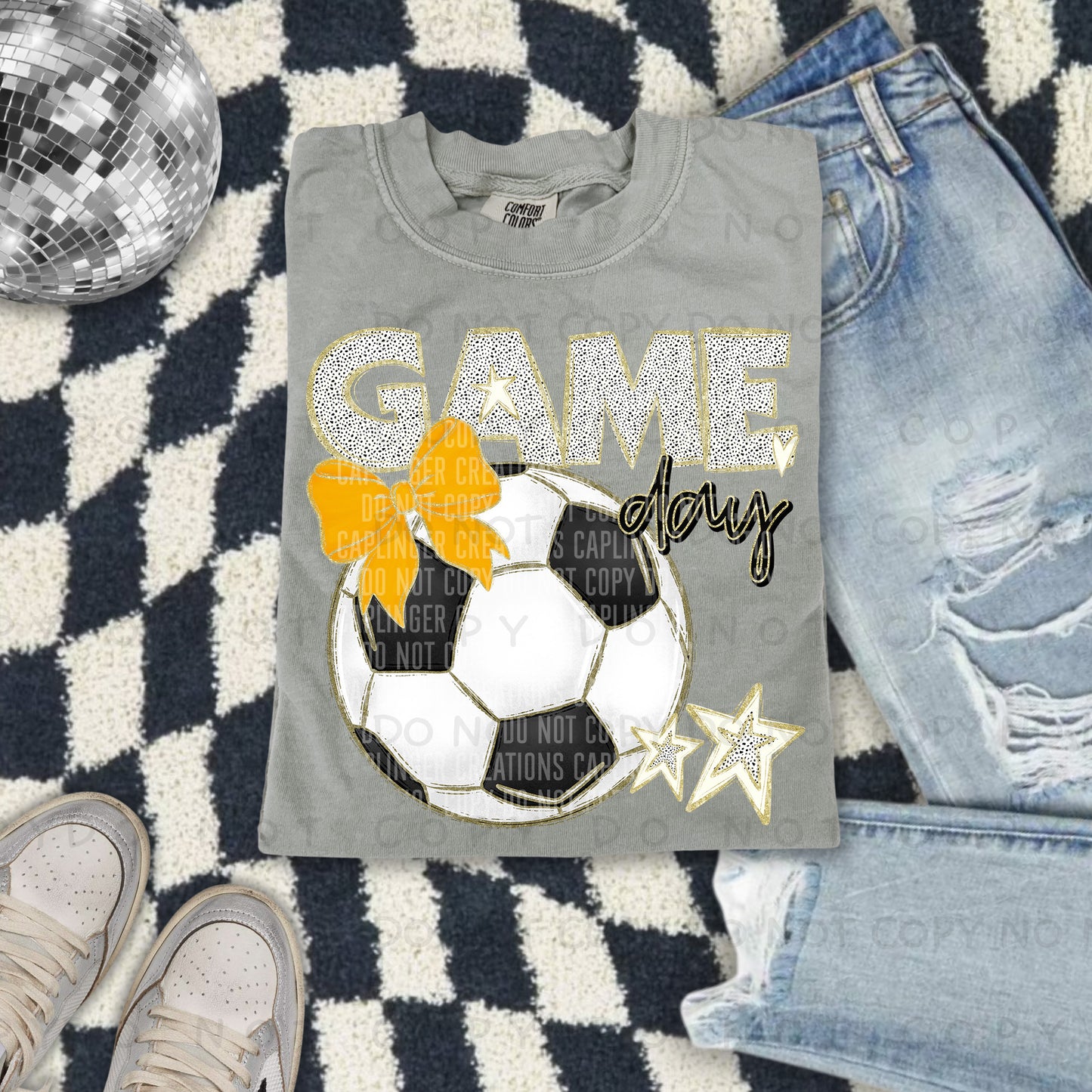 Soccer bow drop down menu