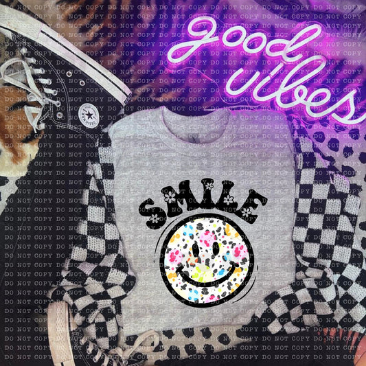 Smile Polka Dot Tee