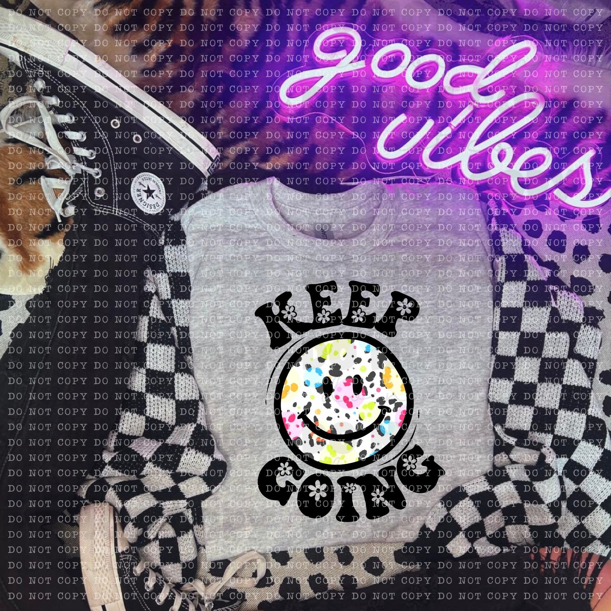 Keep Going Polka Dot Tee