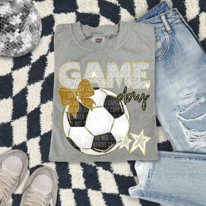 Soccer bow drop down menu