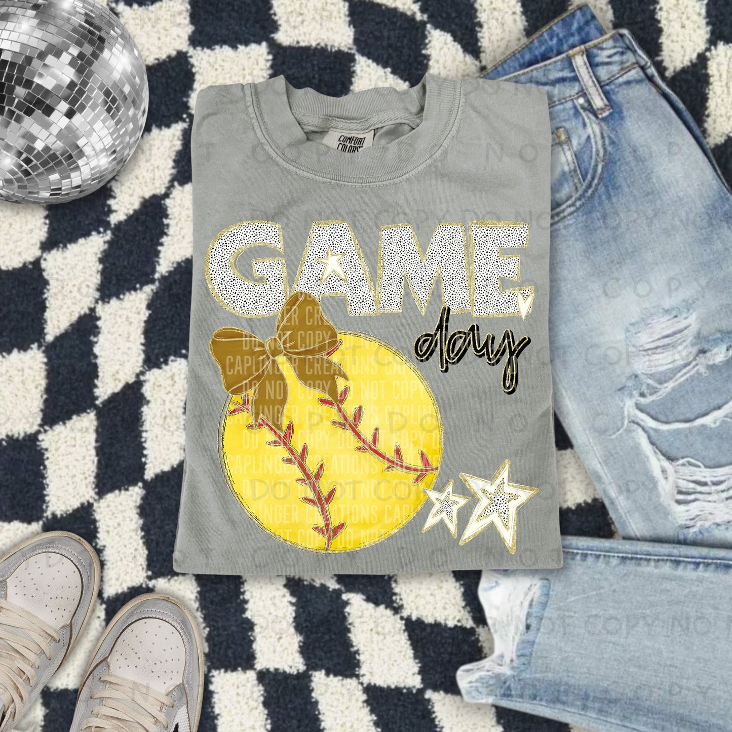 Softball bow drop down menu