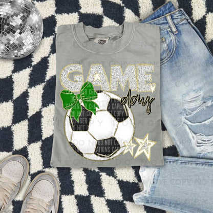 Soccer bow drop down menu