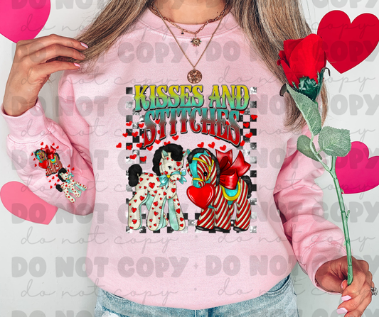 Kisses and Stitches Valentine Shirts