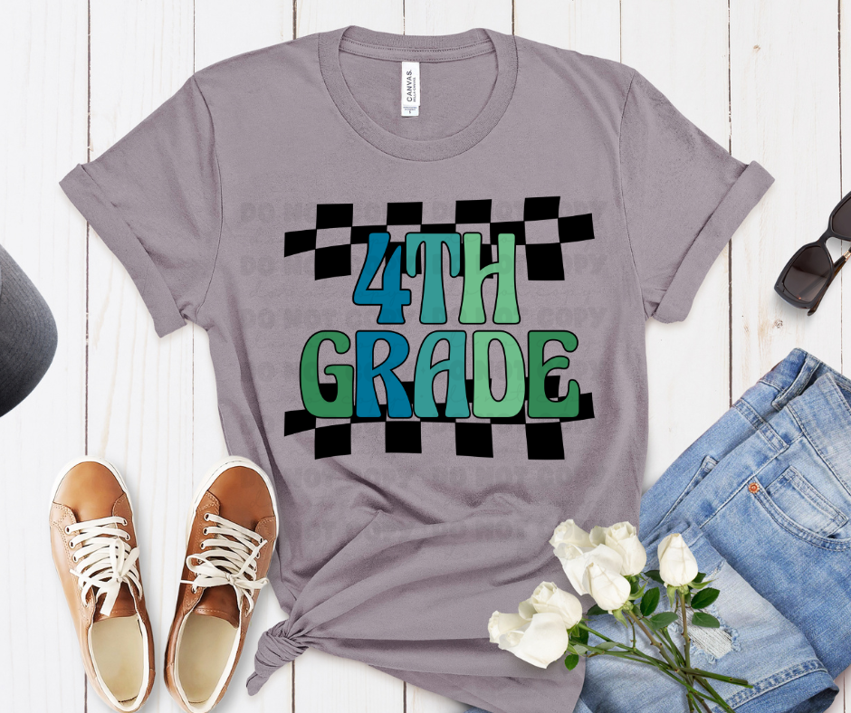 Blue Checkered Grades