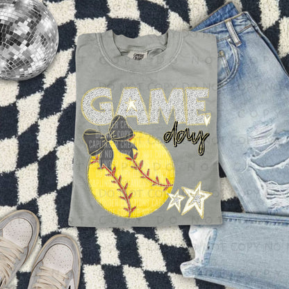 Softball bow drop down menu