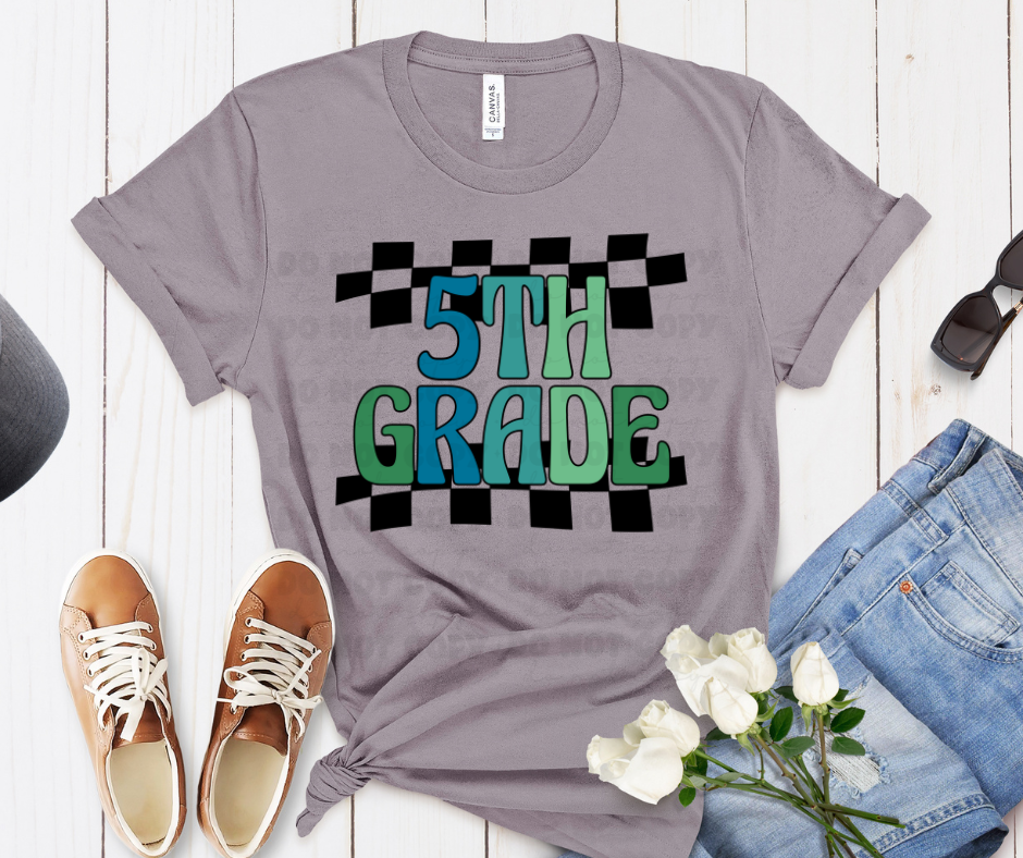 Blue Checkered Grades