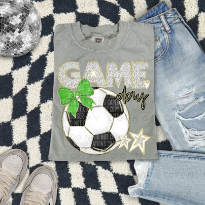 Soccer bow drop down menu