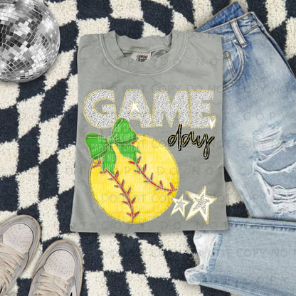 Softball bow drop down menu