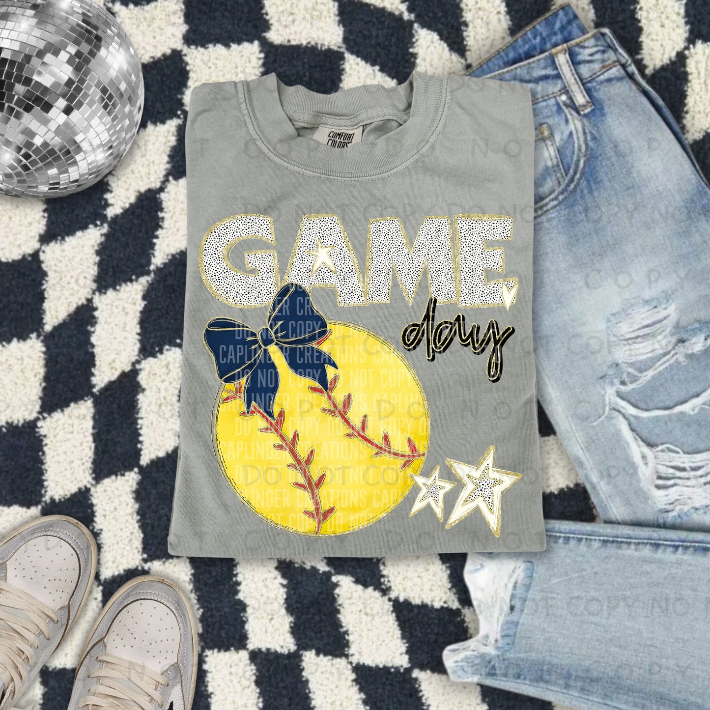 Softball bow drop down menu
