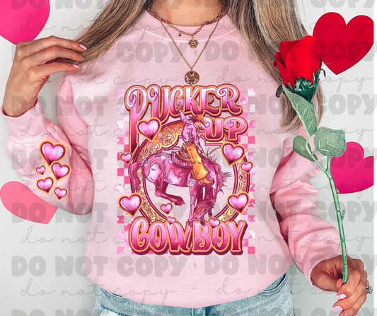 Pucker up Cowboy Valentine Shirts