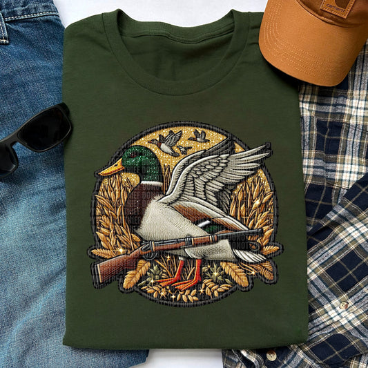 Duck Hunting Patch Tee