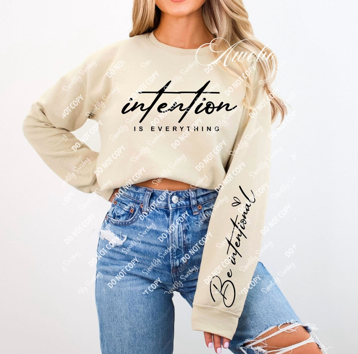 Intention is Everything be Intentional Motivational Shirts