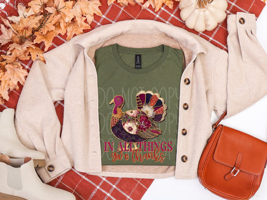 In all things give thanks turkey