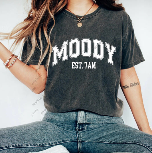 Moody est. 7am tee