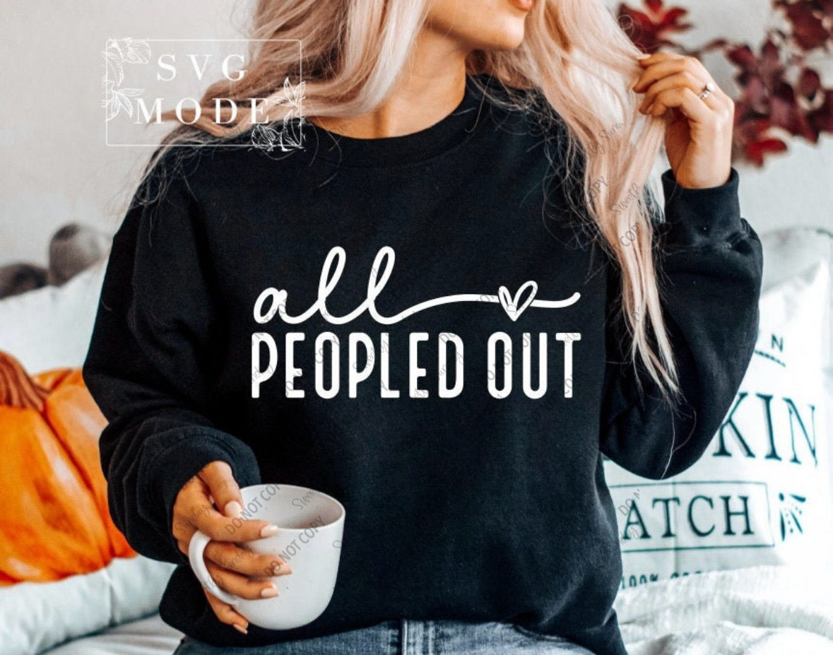 All peopled out tee