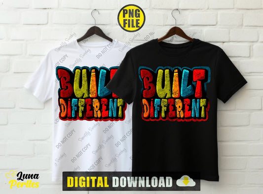 Built Different Autism Awareness tee