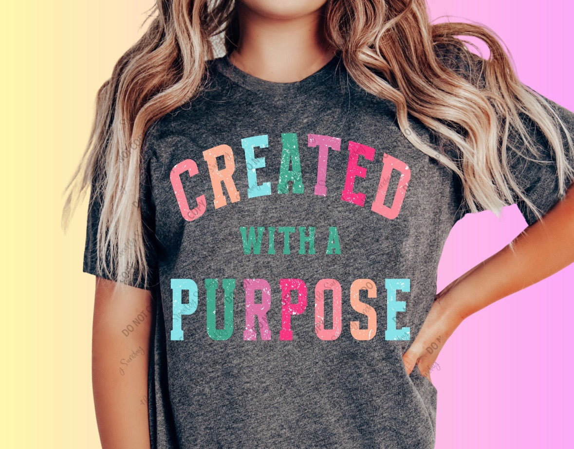 Created with a Purpose tee