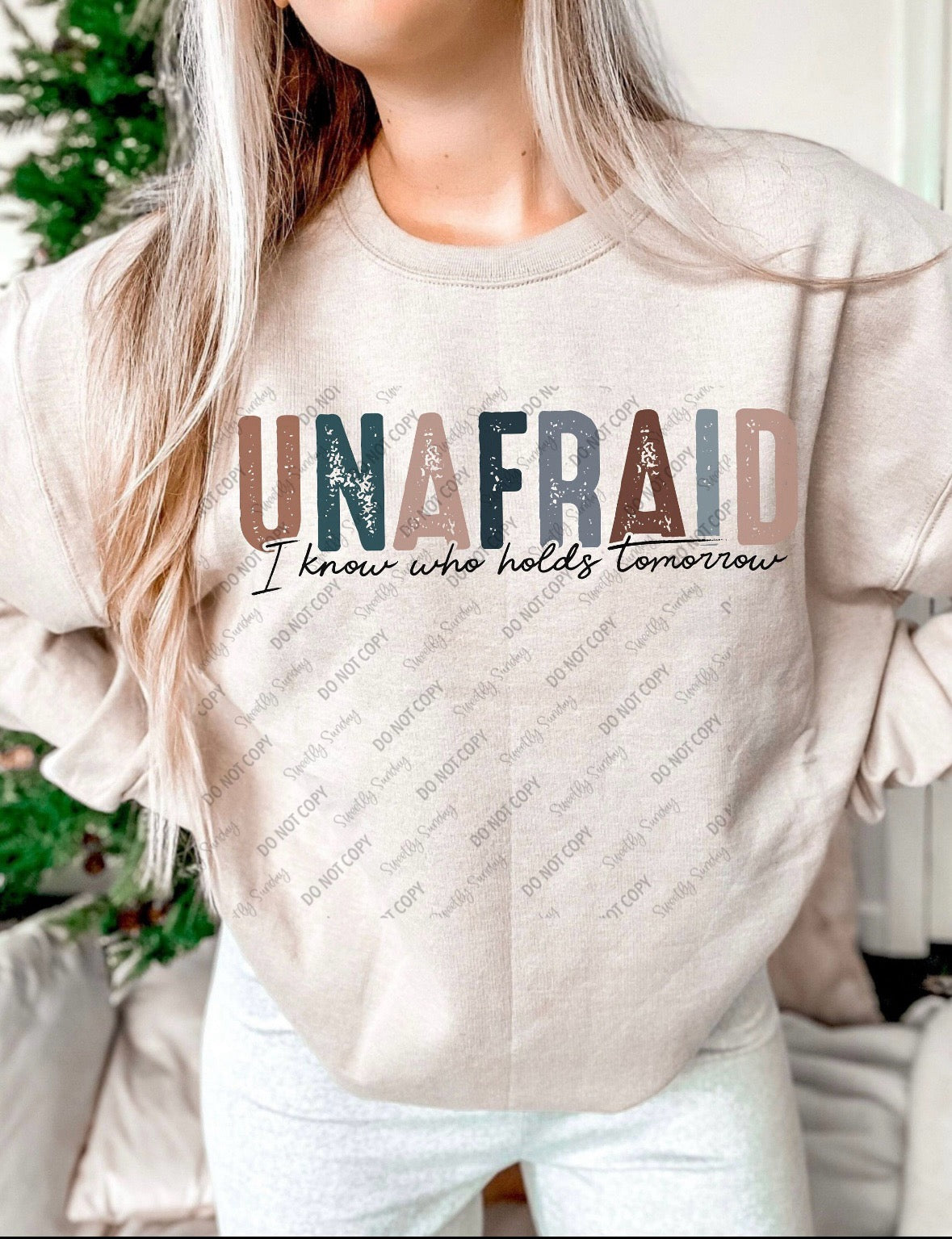 Unafraid I know Who holds Tomorrow Religious Shirts