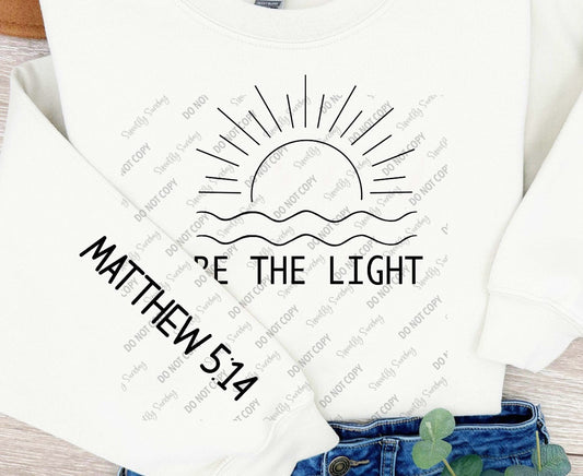 Be the Light Matthew 5:14 Religious shirts