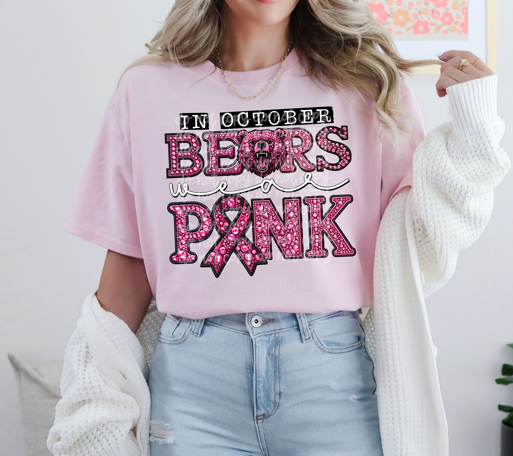 In October Bears wear pink