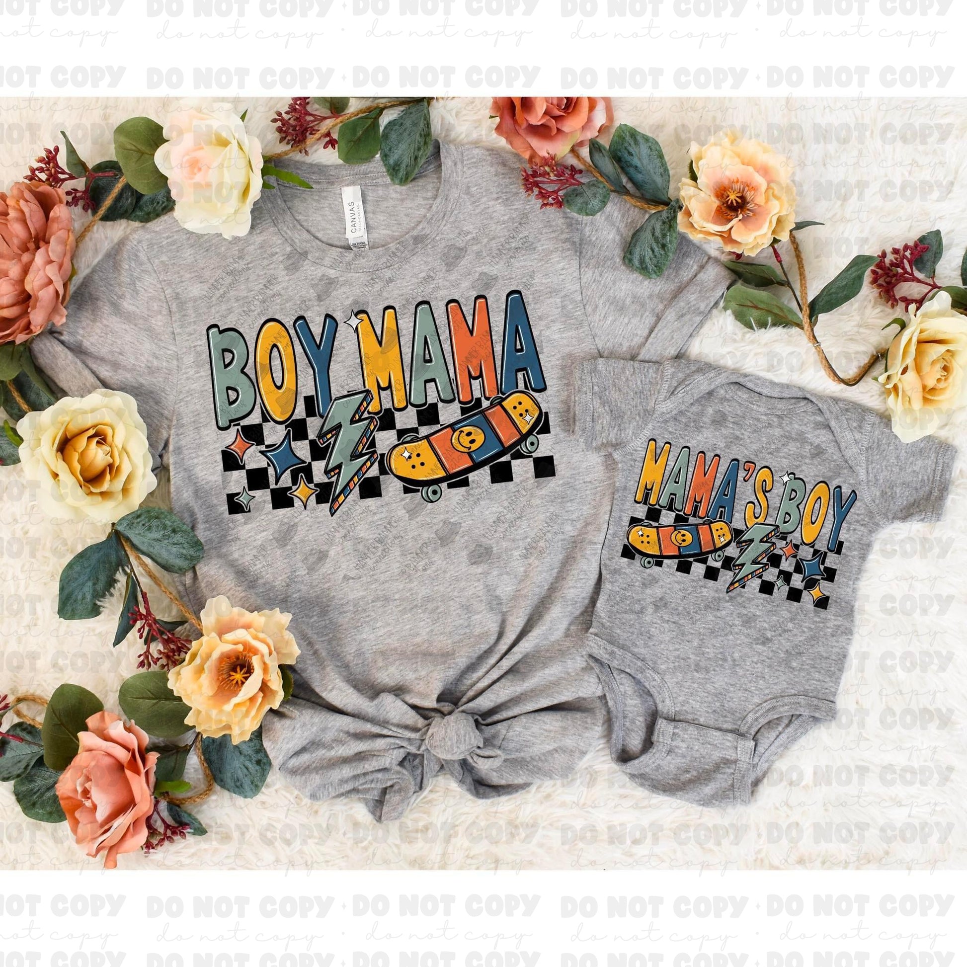 Boy Mama Mom Shirts