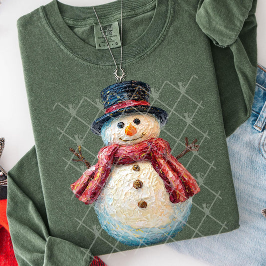 Hand painted Snowman