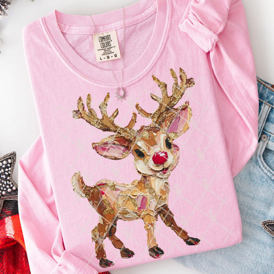 Hand painted Reindeer