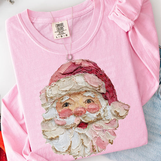 Hand painted santa face