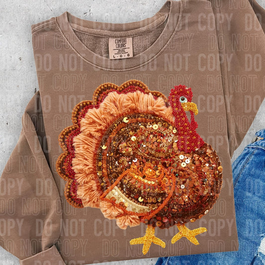 Faux yarn Turkey