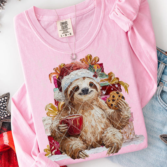 Hand painted sloth