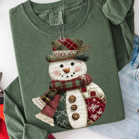 Snowman with scarf
