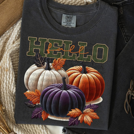Hello fall pumpkins