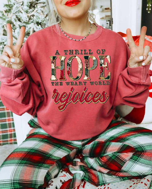 Thrill of hope