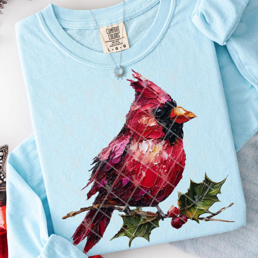 Hand painted Cardinal
