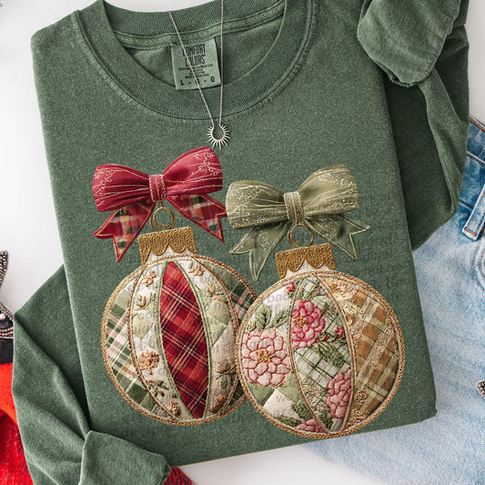 Patchwork ornaments