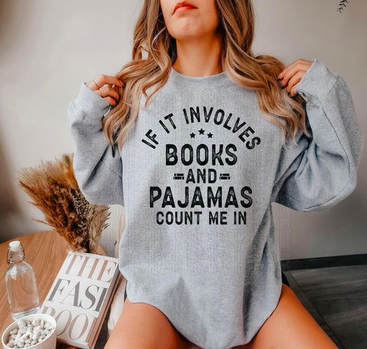 If it involves books and pajamas count me in