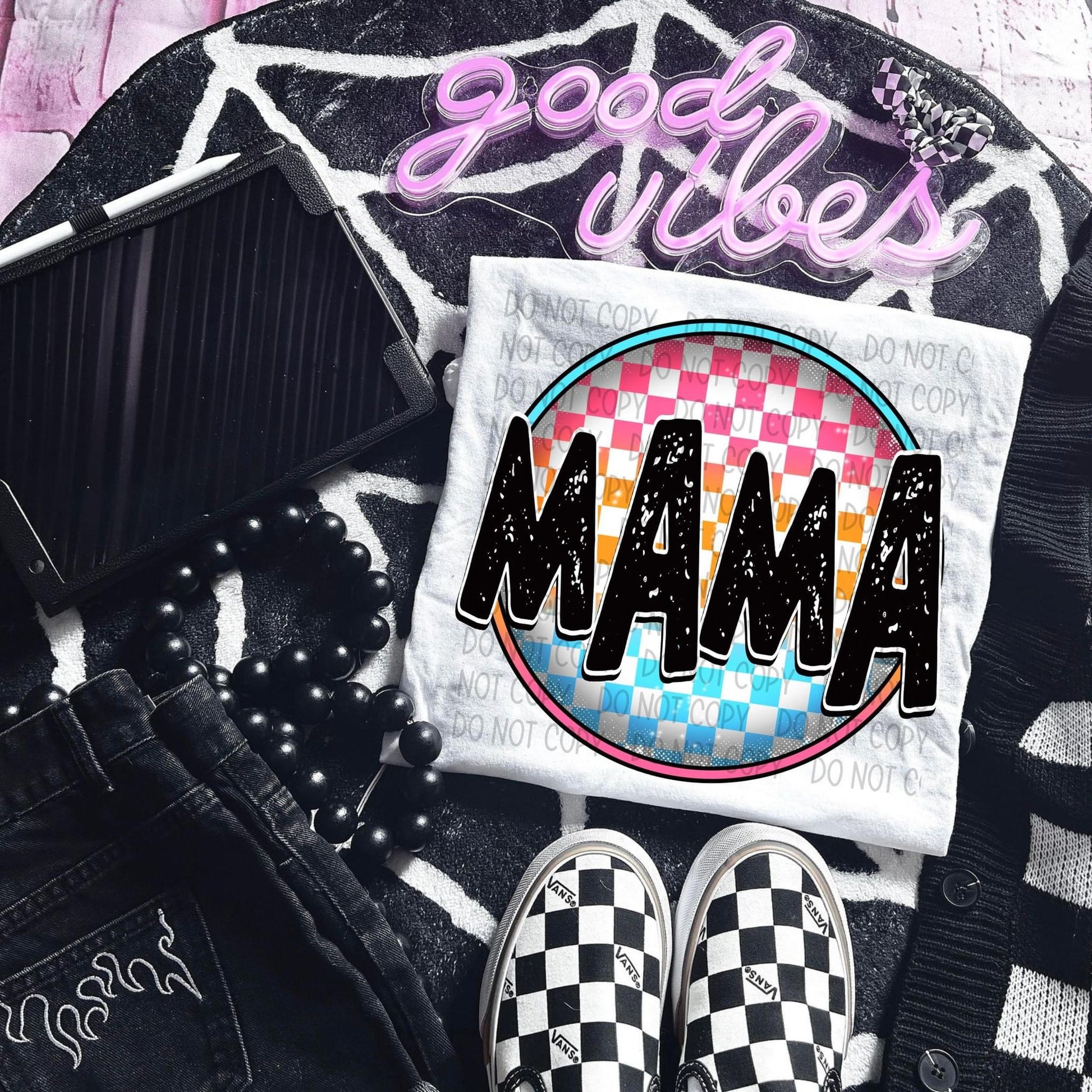 Mama multi checkered