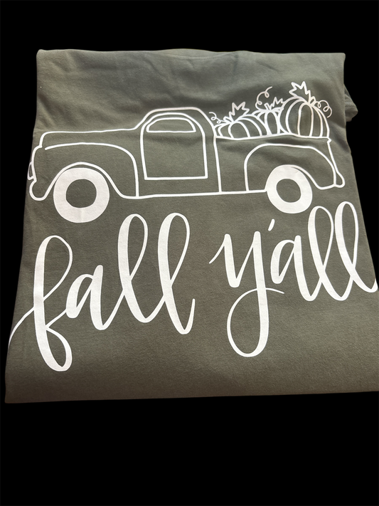 Fall y'all george brand long sleeve