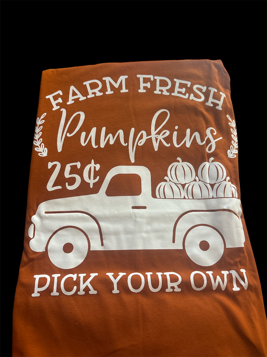 Farm fresh pumpkins pick your own bella canvas
