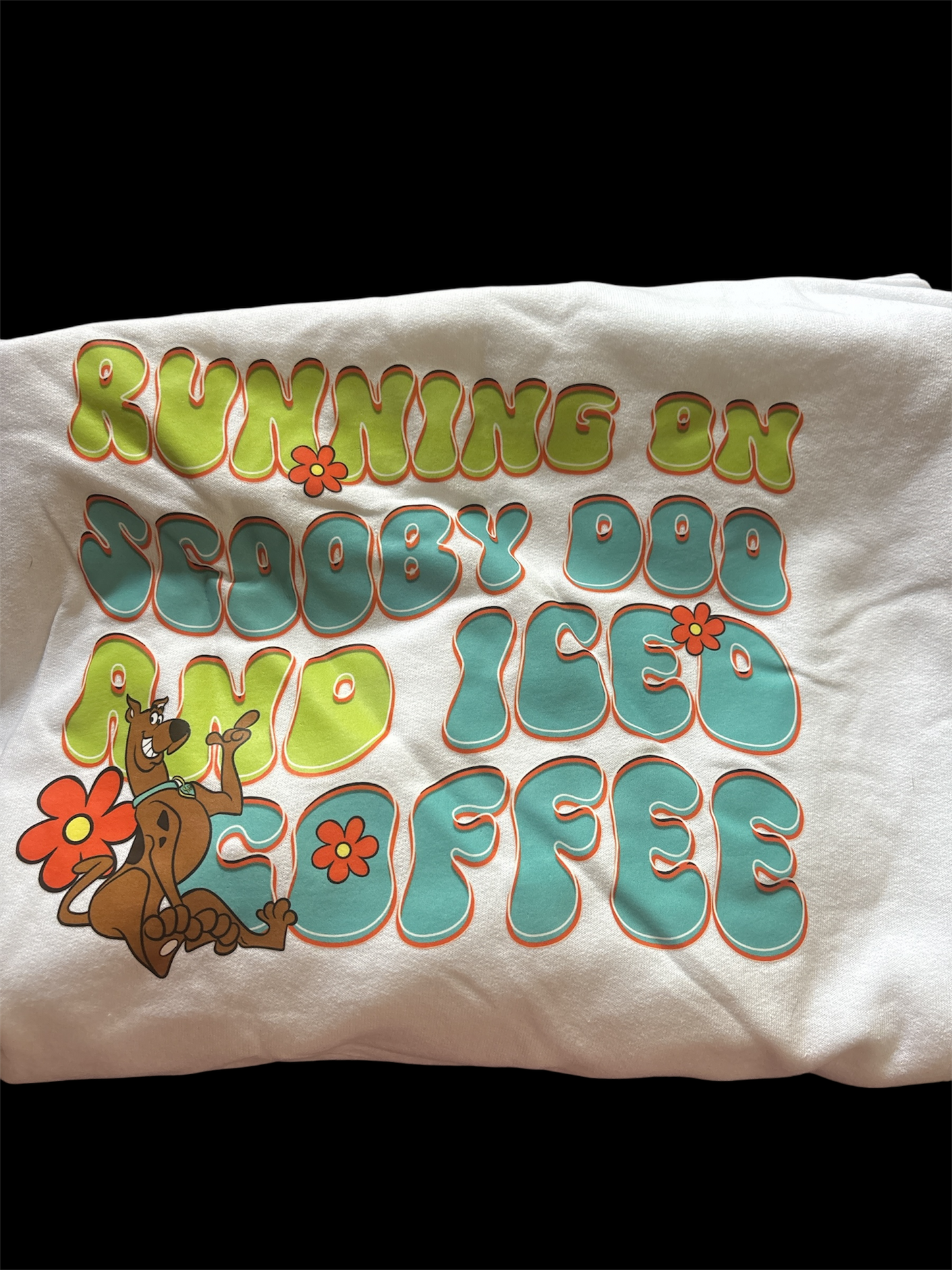 Running on iced coffee crewneck