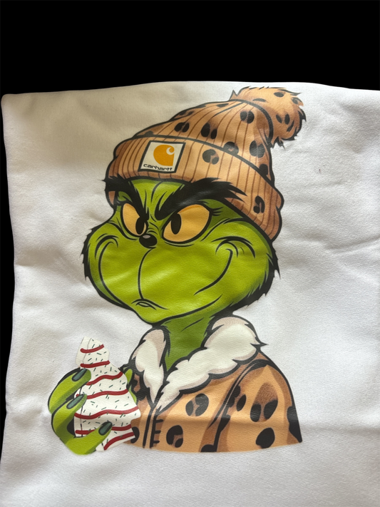 Leopard christmas crewneck snack