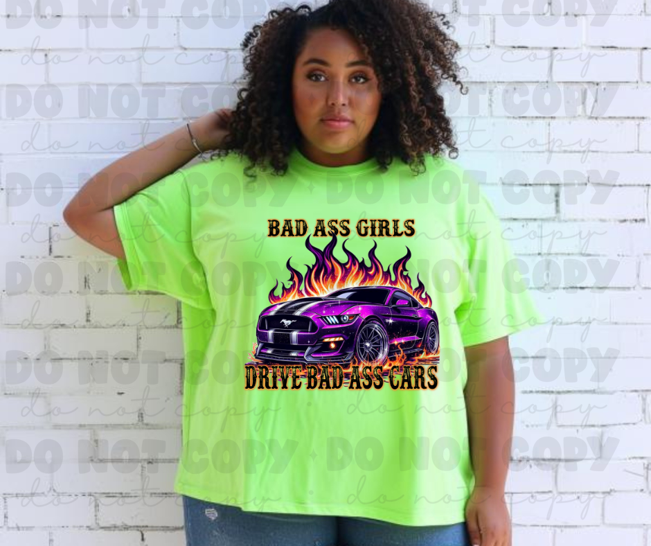 Badass girls drive badass cars